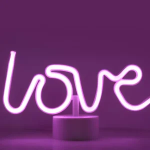 YOOUP Love LED asztali neon dekoráció